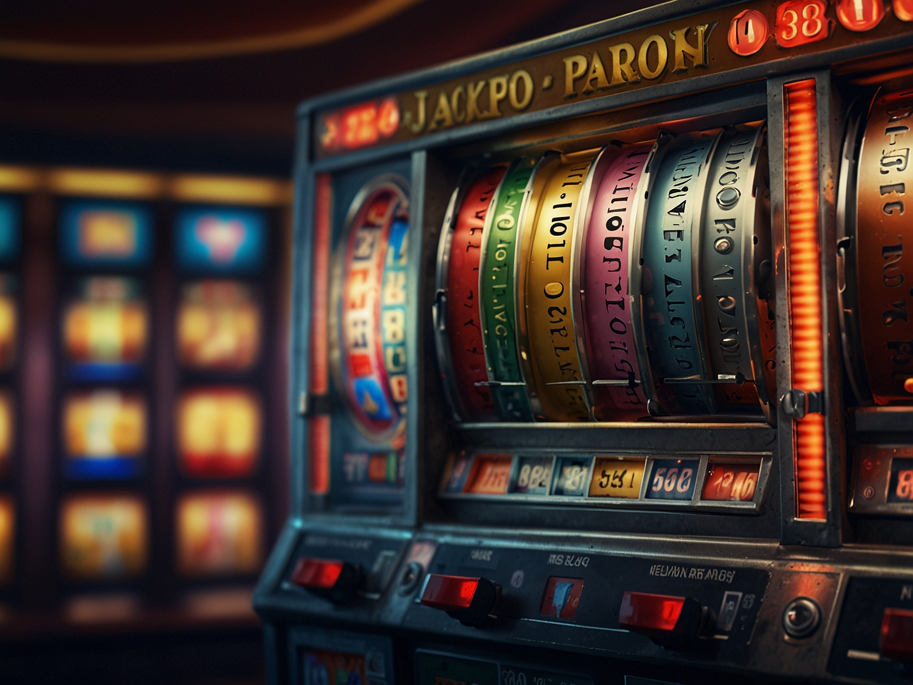 High volatility slot reels